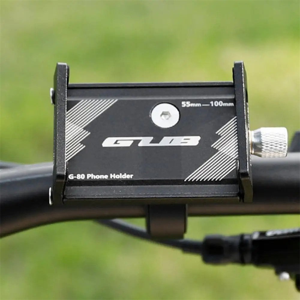GUB G-80 Cycling Phone Holder Aluminum Alloy Cellphone Bracket for 55-100 Width Devices