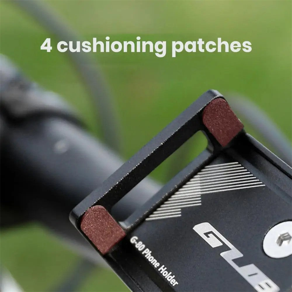 GUB G-80 Cycling Phone Holder Aluminum Alloy Cellphone Bracket for 55-100 Width Devices