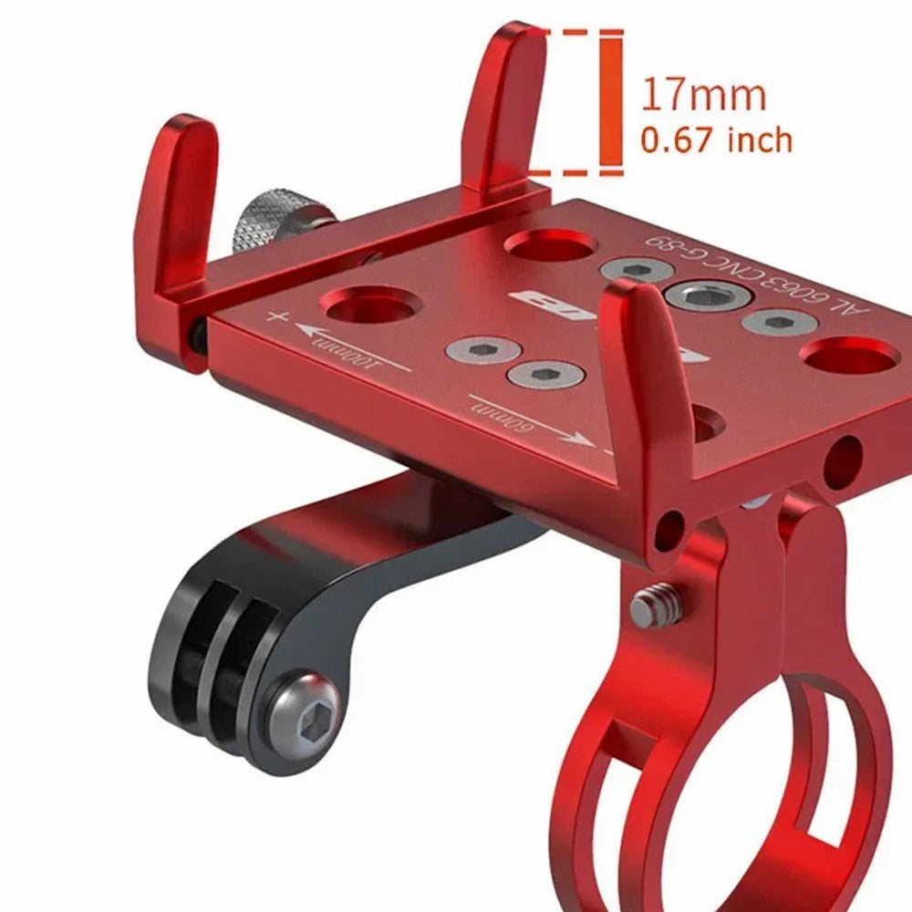 GUB G-89 Bicycle E-Bike Phone Holder Aluminum Alloy Bike Handlebar Phone Bracket
