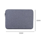 MBR-19005 13 Inch Laptop Sleeve Case Nylon Water Resistant Soft Lining Zipper Cover