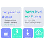 TS-FT005 Ultrasonic Water Tank Level Meter 4.3 Inch Digital Display High Low Level Alarm with Backlit