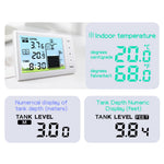 TS-FT005 Ultrasonic Water Tank Level Meter 4.3 Inch Digital Display High Low Level Alarm with Backlit