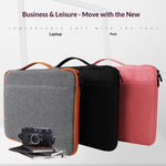 Portable Laptop Bag 15.6  /  16.1 Inch Sleeve Case Waterproof Oxford Cloth Anti Shock Lightweight with Handle