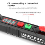HABOTEST HT662 Brake Fluid Tester Audio Visual Dual Alarm LCD Display Digital Tester Pen (without Battery)