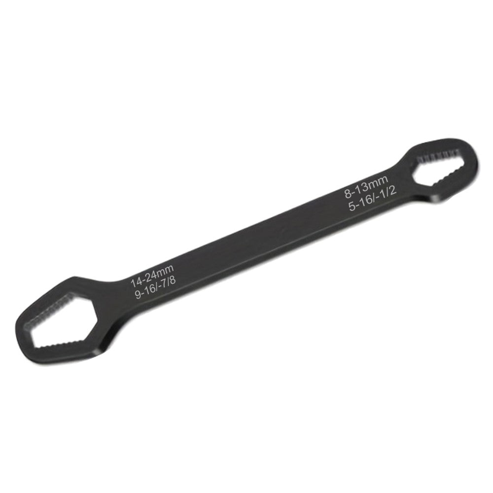 230mm Universal Torx Wrench 8-24mm Chrome Vanadium Steel Double-Head Self-Tightening Wrench
