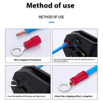 102Pcs Pre-Insulated Ring Terminals Assorted Kit Cold Press Electrical Wire Crimp Connectors