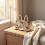 Creative Wooden Cartoon Animal Shape Desktop Organizer Phone Stand Glasses Holder