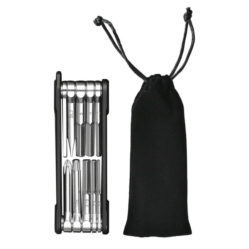YELANGU LW-A02 10-in-1 Aluminum Alloy + Steel Multi-Function Wrenches Portable Repairing Tool