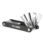 YELANGU LW-A02 10-in-1 Aluminum Alloy + Steel Multi-Function Wrenches Portable Repairing Tool