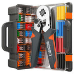 HSC8 6-4A Ferrule Crimping Pliers with 800Pcs Terminals Wire Connector Electrical Repair Kit