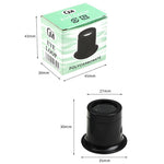 GM Portable 5X Magnifying Jewelry Watch Repair Magnifier Lenses Eye Loupe Loop Magnifying Instrument
