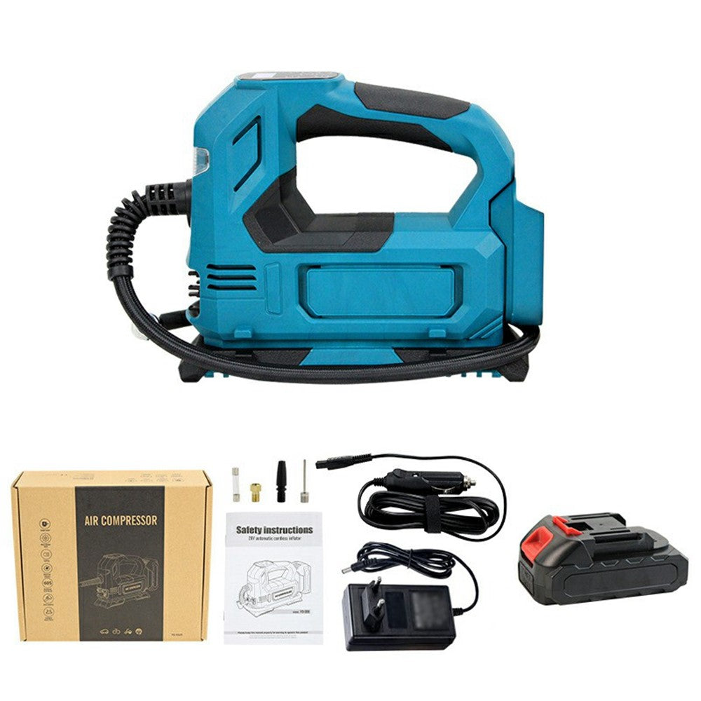 Cordless Tyre Inflator Air Compressor 150 PSI Digital Display Car Cigarette Lighter Pump with 1 Battery