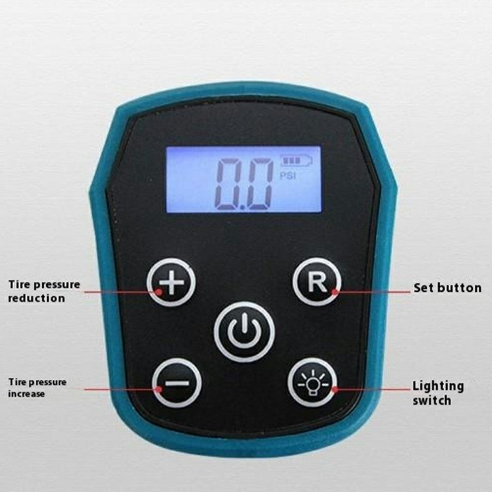 Cordless Tyre Inflator Air Compressor 150 PSI Digital Display Car Cigarette Lighter Pump with 1 Battery