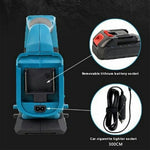 Cordless Tyre Inflator Air Compressor 150 PSI Digital Display Car Cigarette Lighter Pump with 1 Battery