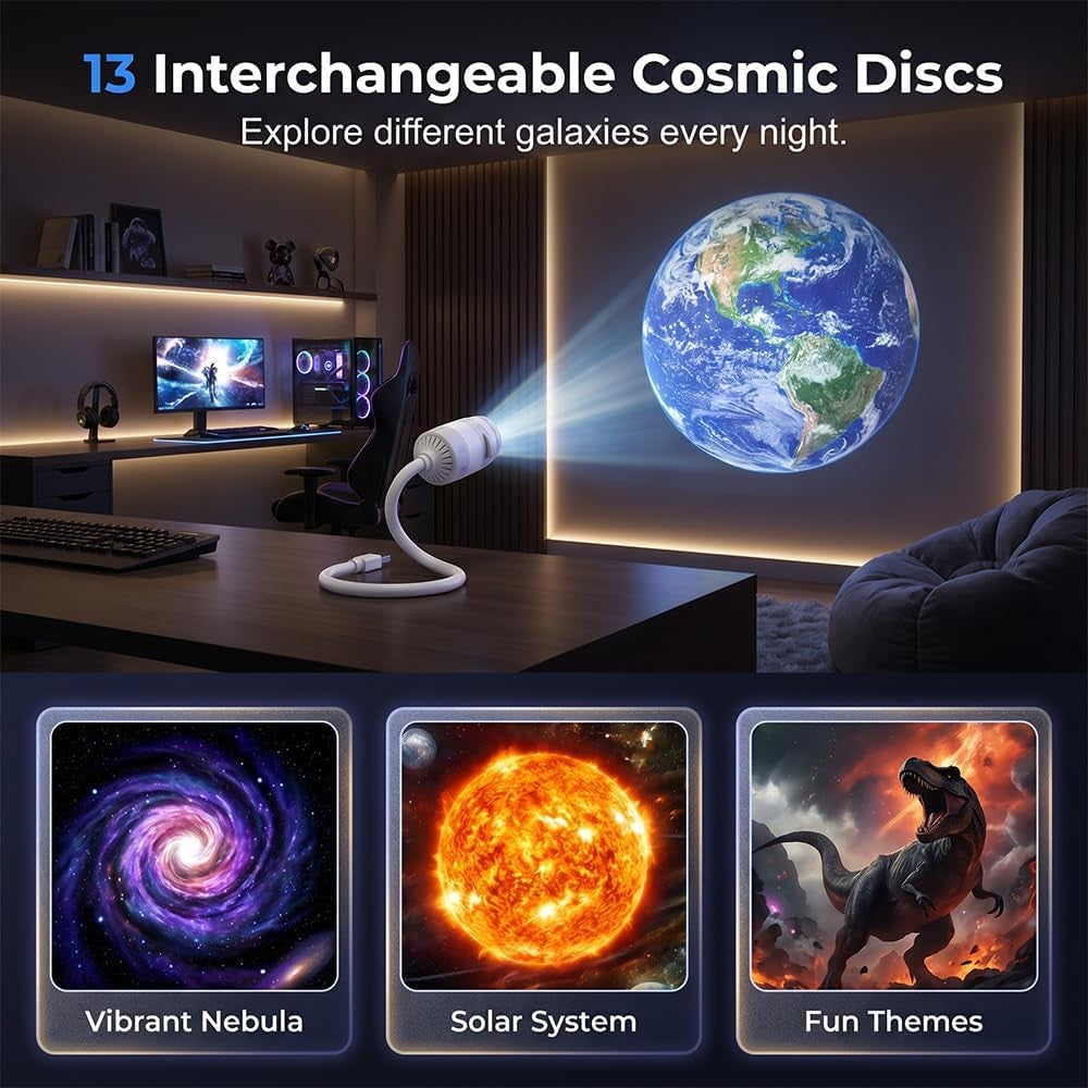 Galaxy Star Projector (12 Discs)