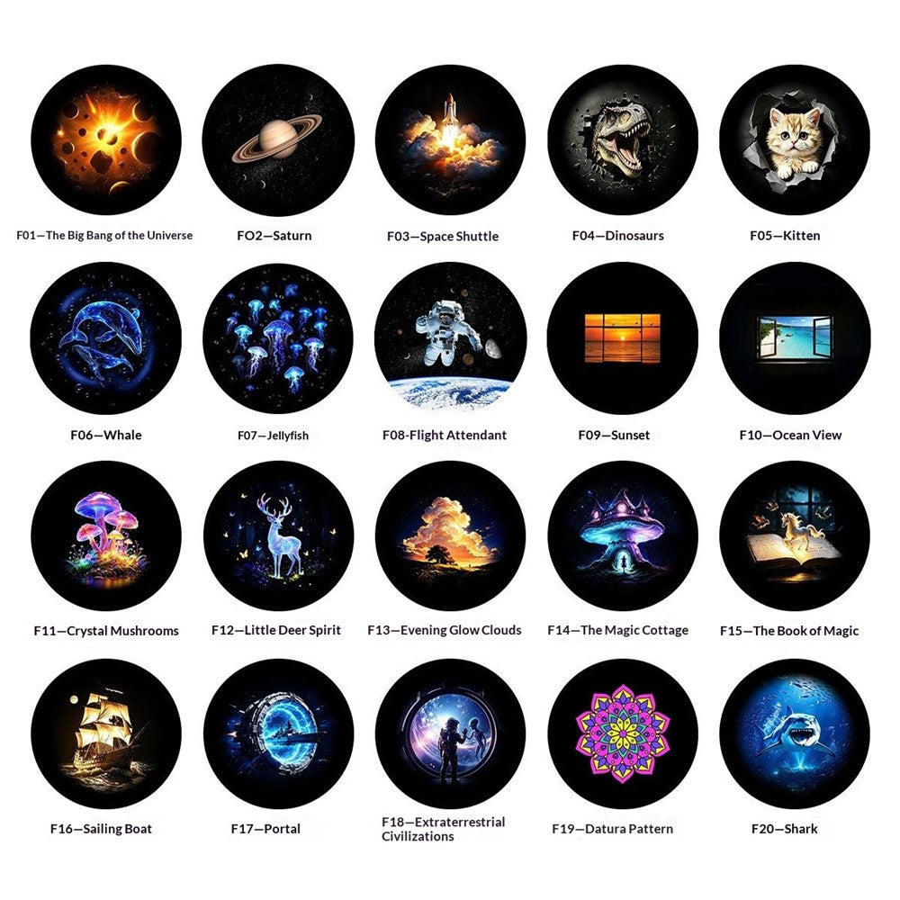 Galaxy Star Projector (25 Discs)