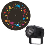 W883 LED Projector Light 16 Patterns USB Powered Adjustable Stand for Christmas Halloween Party
