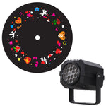 W883 LED Projector Light 16 Patterns USB Powered Adjustable Stand for Christmas Halloween Party