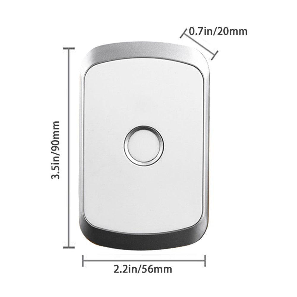 C20 Smart Home Wireless Doorbell Elder Emergency Alarm EU Plug 80m Remote Emergency Call Bell 2 Receivers and 2 Call Buttons