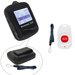 CTW07 EU Plug Wireless Elderly Emergency Alert Bell System with 5 SOS Call Buttons and 1 Digital Screen Receiver