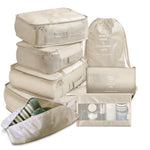 8 Pcs/Set Waterproof Large Capacity Lightweight Travel Storage Set