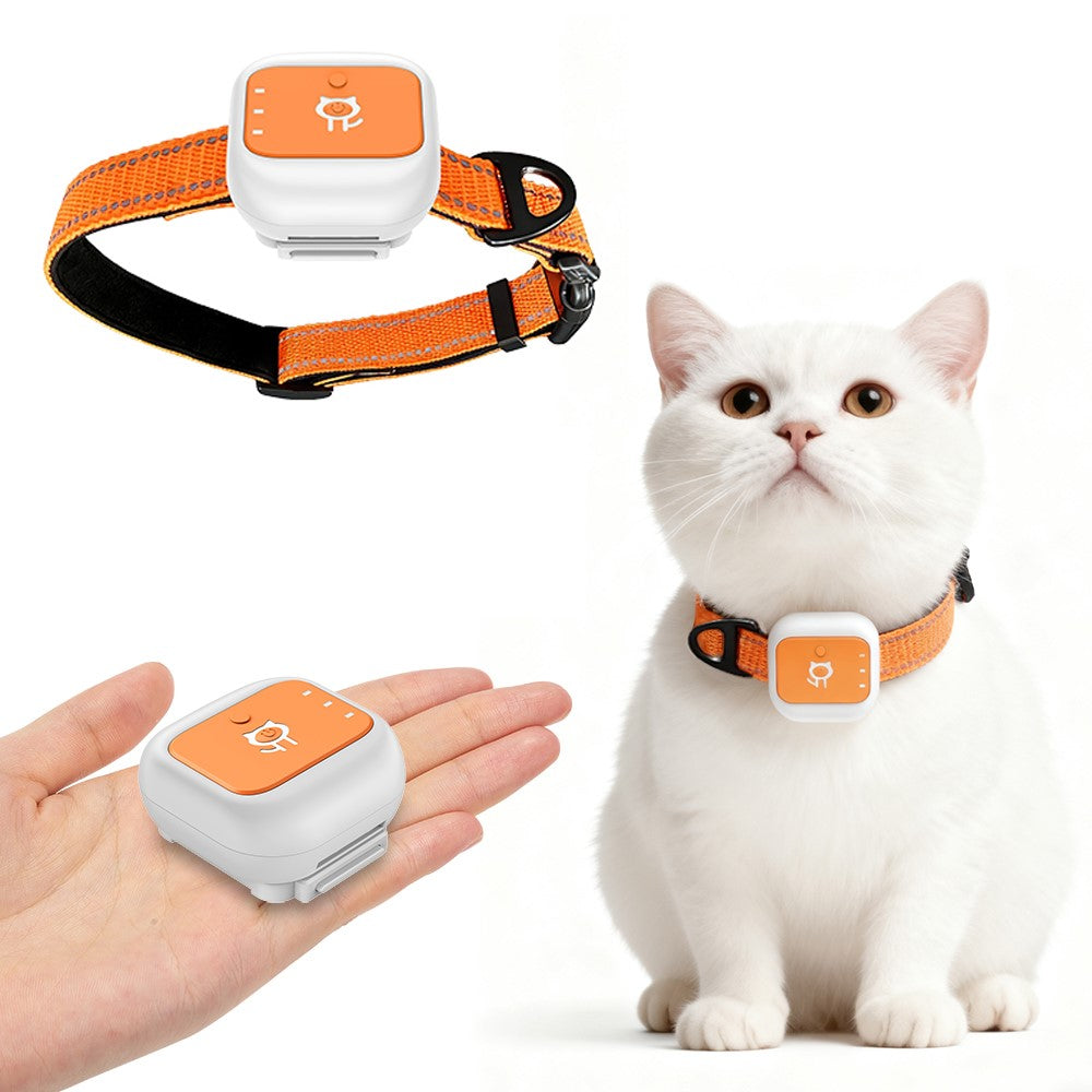 G01 Waterproof Smart Pet Tracker WiFi+GPS Positioning Anti-Lost Collar for Cats Dogs, Eurasian Version