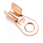 A2964 140Pcs 5A / 10A / 20A / 30A / 40A / 50A / 60A / 80A / 100A Open Barrel Terminals Set Wire Crimp Cable Lugs Copper Terminal Connectors with Storage Box