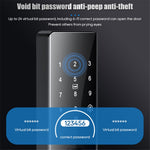 Tuya Smart Electronic Door Lock Semi Automatic Fingerprint Password Lock for Home Security