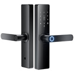 Tuya Smart Electronic Door Lock Semi Automatic Fingerprint Password Lock for Home Security