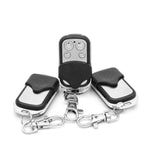 433MHz EV1527 trådløs fjernbetjening med indlæringskode, metal, 4 knapper, senderkontrol til garageport