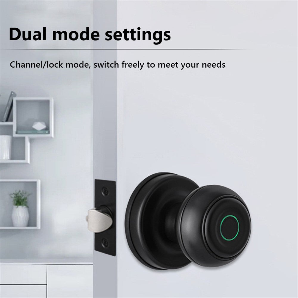 K01 Smart Fingerprint Lock Aluminum Alloy Biometric Lock Door Knob Home Security