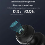 K01 Smart Fingerprint Lock Aluminum Alloy Biometric Lock Door Knob Home Security