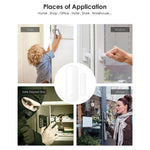 90080 WiFi Smart Door Sensor Tuya APP Remote Control Alexa Voice Control Anti-Theft Alarm for Home Hotel Security