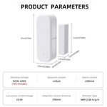 90080 WiFi Smart Door Sensor Tuya APP Remote Control Alexa Voice Control Anti-Theft Alarm for Home Hotel Security