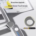 Rechargeable 10-LED Magnifying Glass Handheld Folding Magnifier with Light for Reading Electronics Repair