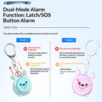 130dB Personal Safety Alarm Cartoon Bear Design Dual Mode SOS Type-C Rechargeable with LED Flashlight for Women