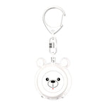 130dB Personal Safety Alarm Cartoon Bear Design Dual Mode SOS Type-C Rechargeable with LED Flashlight for Women