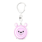 130dB Personal Safety Alarm Cartoon Bear Design Dual Mode SOS Type-C Rechargeable with LED Flashlight for Women