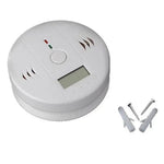 CO999 Carbon Monoxide Alarm Detector Replaceable Battery-Operated CO Alarm Detector with LCD Display for Home School Office (battery not included)
