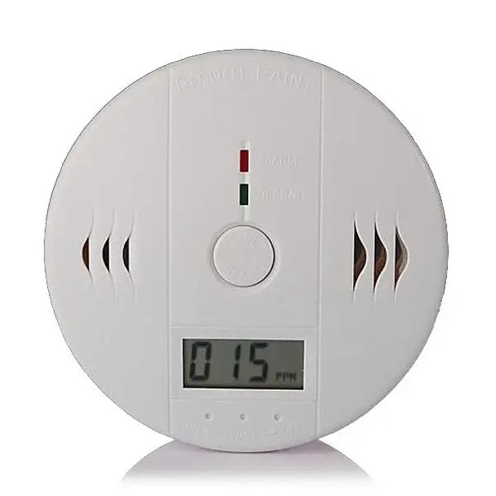 CO999 Carbon Monoxide Alarm Detector Replaceable Battery-Operated CO Alarm Detector with LCD Display for Home School Office (battery not included)