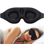 Ergonomic 3D Sleeping Mask Polyester Eye Mask Blindfold with Adjustable Strap