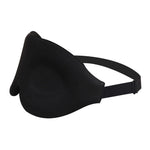 Ergonomic 3D Sleeping Mask Polyester Eye Mask Blindfold with Adjustable Strap