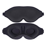 Ergonomic 3D Sleeping Mask Polyester Eye Mask Blindfold with Adjustable Strap