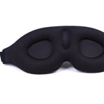 Ergonomic 3D Sleeping Mask Polyester Eye Mask Blindfold with Adjustable Strap
