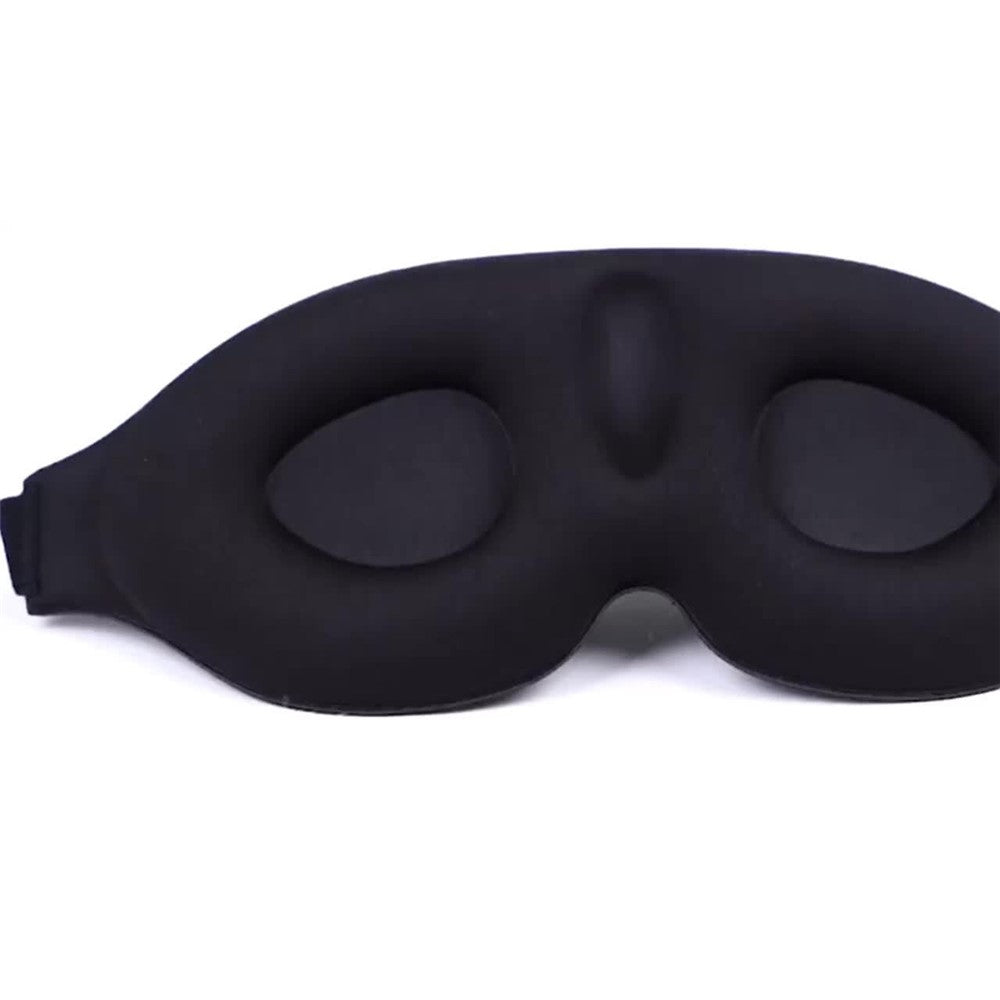 Ergonomic 3D Sleeping Mask Polyester Eye Mask Blindfold with Adjustable Strap