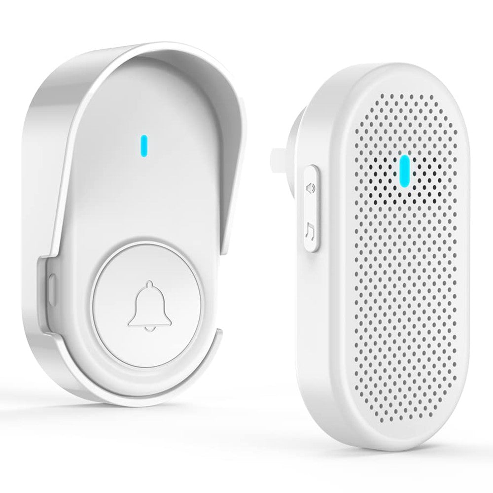 D11 320m fjärrstyrd dörrklocka Intelligent 433MHz trådlös dörrklocka Hemvälkomstdörrklocka, EU-kontakt