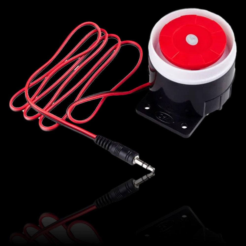 Anti-Theft Alarm Horn 120dB Wired Security Siren for Home Protection High Volume Warning Speaker
