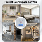 Mini Carbon Monoxide Detector with LCD Display Home Safety CO Alarm Sensor