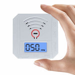 Mini Carbon Monoxide Detector with LCD Display Home Safety CO Alarm Sensor
