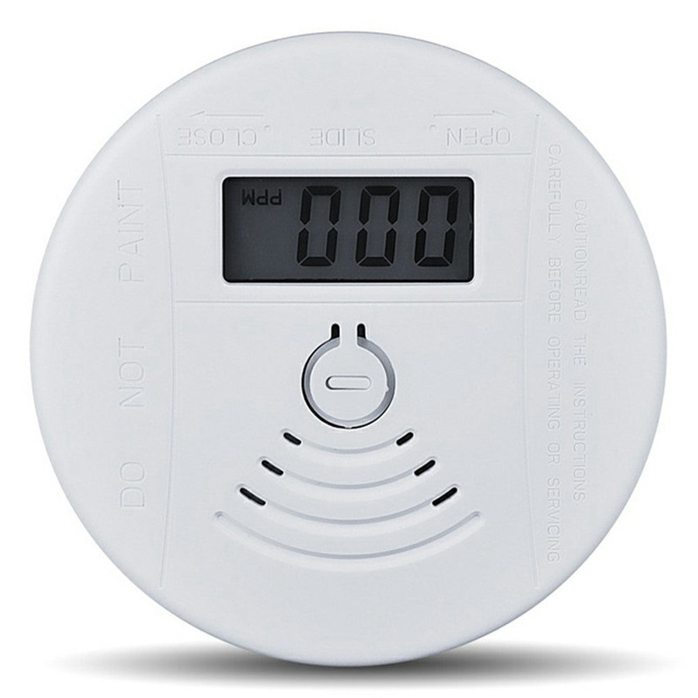 Mini Carbon Monoxide Detector with LCD Display Home Safety CO Alarm Sensor